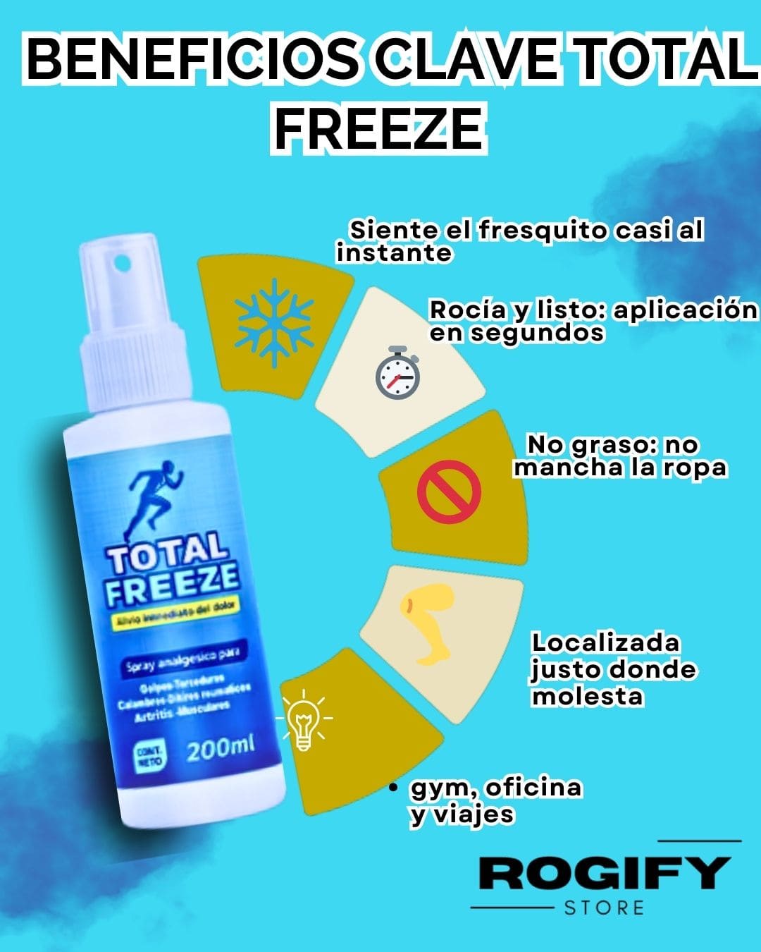 TOTAL, FREEZE SPRAY ANALGÉSICO