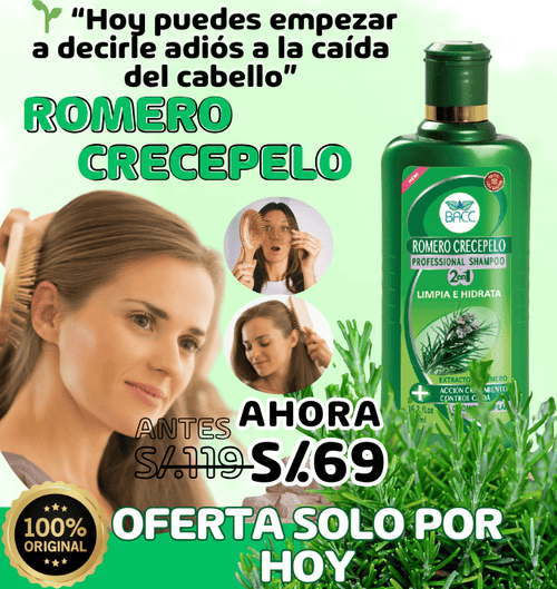 SHAMPOO ° ROMERO CRECEPELO