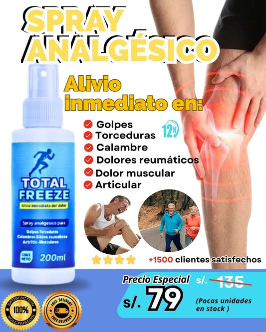 TOTAL, FREEZE SPRAY ANALGÉSICO